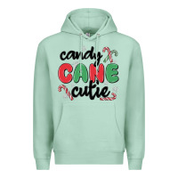 Seafoam candy cane cutie Premium Hoodie - MaliasSmallBusiness