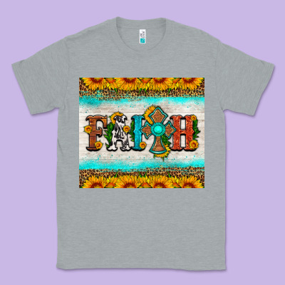 Faith Cross And Sunflower Tumbler Classic Tee Designed By Hra Design Shop