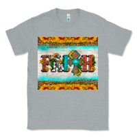 Heather Grey faith cross and sunflower tumbler Classic Tee - HRA Design Shop