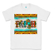 White faith cross and sunflower tumbler Classic Tee - HRA Design Shop