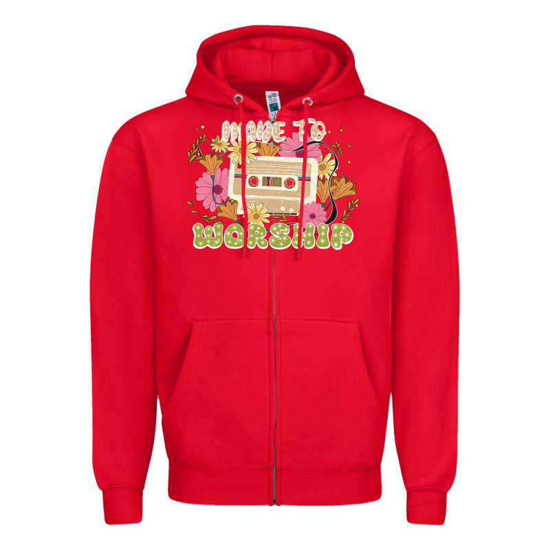 Made To Worship Zipper Hoodie by JahusDesignShop | Teevron