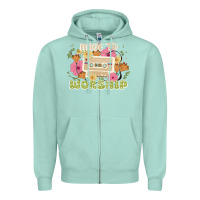 Seafoam made to worship Zipper Hoodie - JahusDesignShop