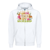 White made to worship Zipper Hoodie - JahusDesignShop