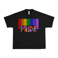 Black barcode pride Urban Heavy Tee - texasbilliewilder