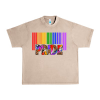 French Oak barcode pride Urban Heavy Tee - texasbilliewilder