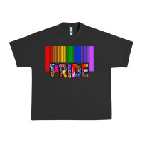 Pigment Black barcode pride Urban Heavy Tee - texasbilliewilder