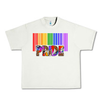 Pistachio barcode pride Urban Heavy Tee - texasbilliewilder