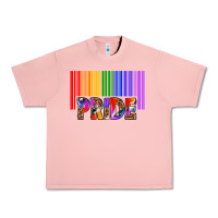 Salmon barcode pride Urban Heavy Tee - texasbilliewilder