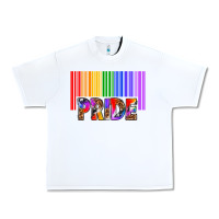 White barcode pride Urban Heavy Tee - texasbilliewilder