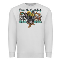 Dove Grey french bulldog mom Premium Sweatshirt - BarkalooDesign