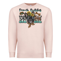 Pale Pink french bulldog mom Premium Sweatshirt - BarkalooDesign
