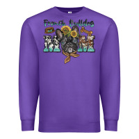 Purple french bulldog mom Premium Sweatshirt - BarkalooDesign