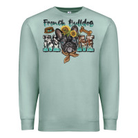 Seafoam french bulldog mom Premium Sweatshirt - BarkalooDesign