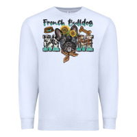 White french bulldog mom Premium Sweatshirt - BarkalooDesign