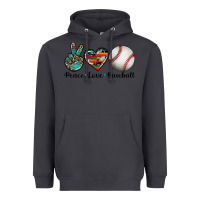 Smoke peace love baseball Heavyweight Hoodie - Artiststas