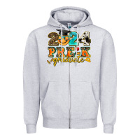 Heather Grey 2024 pre k graduate Zipper Hoodie - AdoDesignShop