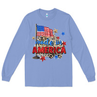 Colony Blue made in america Long Sleeve Tee - Zillion Design Studio