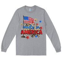 Heather Grey made in america Long Sleeve Tee - Zillion Design Studio