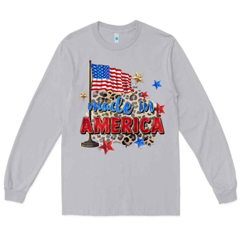 Made In America Long Sleeve Tee by Zillion Design Studio | Teevron
