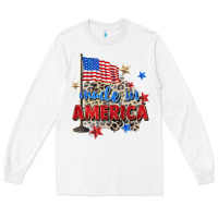 White made in america Long Sleeve Tee - Zillion Design Studio
