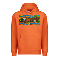 Carrot hanukkah with candlestick Premium Hoodie - AdoDesignShop