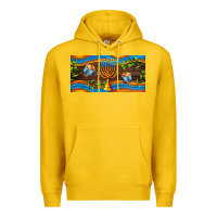 Lemon hanukkah with candlestick Premium Hoodie - AdoDesignShop