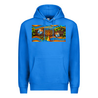 True Royal hanukkah with candlestick Premium Hoodie - AdoDesignShop