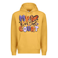 Mustard my heart is on that court Premium Hoodie - MaliasSmallBusiness