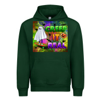 Forest Green creep it real Urban Hoodie - BundleAndBundleShop