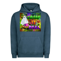 Pigment Midnight Navy creep it real Urban Hoodie - BundleAndBundleShop