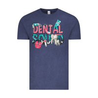 Vintage Denim dental squad with cowhide Vintage Tee - texasbilliewilder