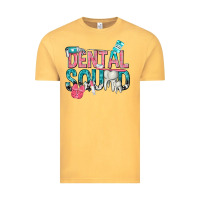 Vintage Mustard dental squad with cowhide Vintage Tee - texasbilliewilder