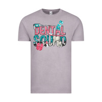Vintage Zinc dental squad with cowhide Vintage Tee - texasbilliewilder