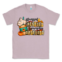 Lilac stressed blessed pumpkin obsessed Classic Tee - CowhideDigitalArt