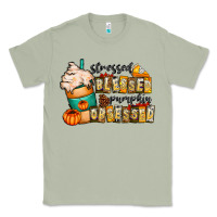 Matcha stressed blessed pumpkin obsessed Classic Tee - CowhideDigitalArt