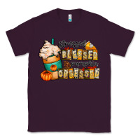 Plum stressed blessed pumpkin obsessed Classic Tee - CowhideDigitalArt