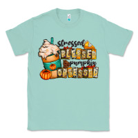 Seafoam stressed blessed pumpkin obsessed Classic Tee - CowhideDigitalArt