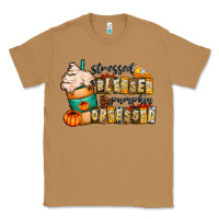 Toasted Coconut stressed blessed pumpkin obsessed Classic Tee - CowhideDigitalArt