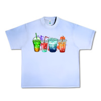 Grape Ice tea junkie coffee cups Urban Heavy Tee - Zillion Design Studio