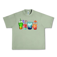 Oil Green tea junkie coffee cups Urban Heavy Tee - Zillion Design Studio