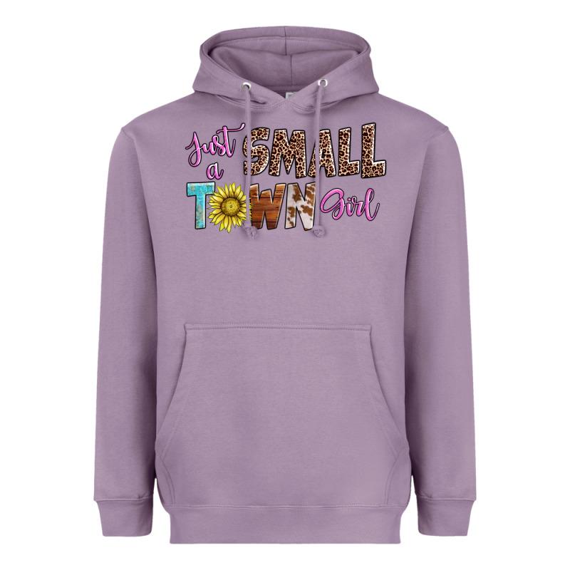 Just A Small Town Girl Heavyweight Hoodie by AdoDesignShop | Teevron