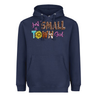 Navy just a small town girl Heavyweight Hoodie - AdoDesignShop
