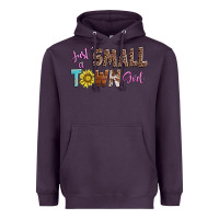 Plum just a small town girl Heavyweight Hoodie - AdoDesignShop