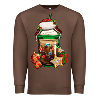 Chestnut Christmas vacation trapper hat coffee cup Premium Sweatshirt - Jasminsmagicworld