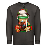 Smoke Christmas vacation trapper hat coffee cup Premium Sweatshirt - Jasminsmagicworld