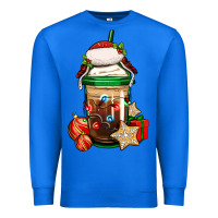 True Royal Christmas vacation trapper hat coffee cup Premium Sweatshirt - Jasminsmagicworld