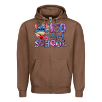 Chestnut 120 days of school Zipper Hoodie - AdoDesignShop