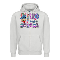 Dove Grey 120 days of school Zipper Hoodie - AdoDesignShop