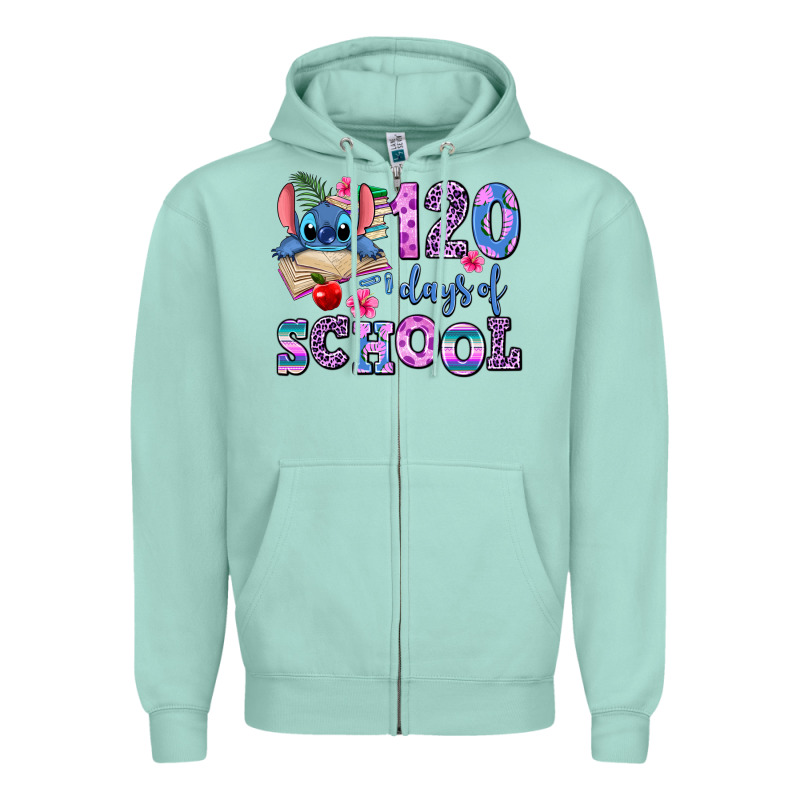 120 Days Of School Zipper Hoodie by AdoDesignShop | Teevron