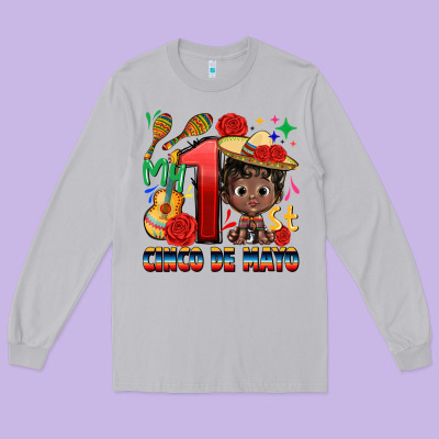 My 1st Cinco De Mayo Long Sleeve Tee Designed By Cts Tumbler Store